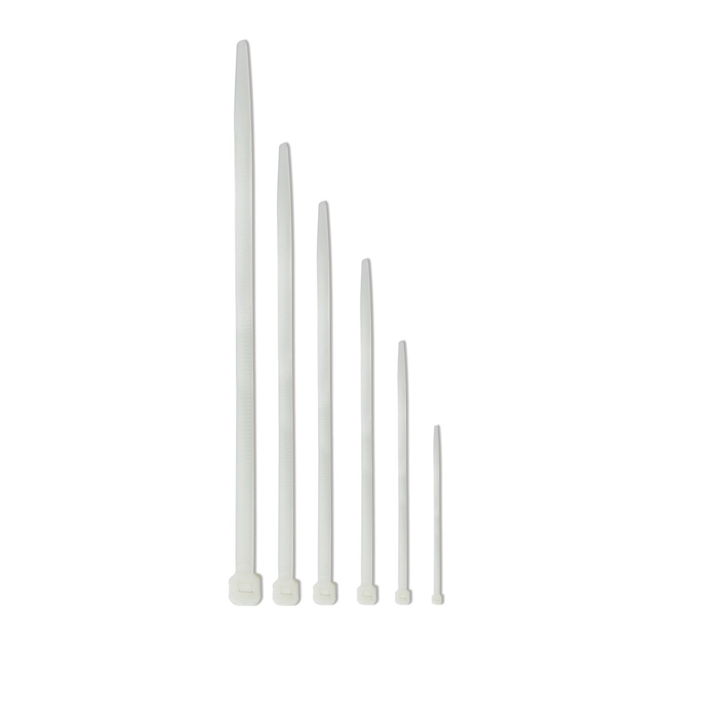 AMARRE PLASTICO 30 CMS BLANCO 100UND