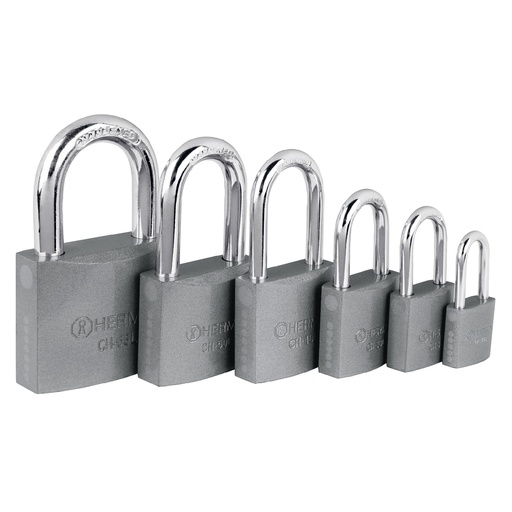 [43795 43797] CANDADO DE HIERRO GANCHO LARGO 25MM HERMEX