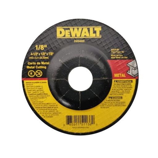 [DW54830] DISCO PARA PULIR 4'' DEWALT 