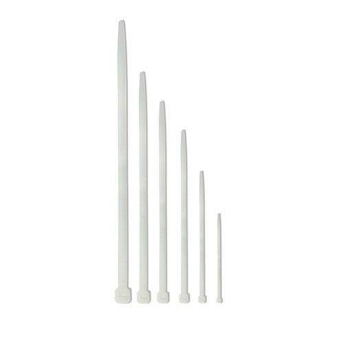 [1010] AMARRE PLASTICO 30 CMS BLANCO 100UND